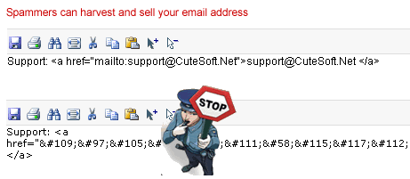 Anti Spam Email Encoder