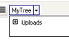 dynamically populate the tree view dropdown menu